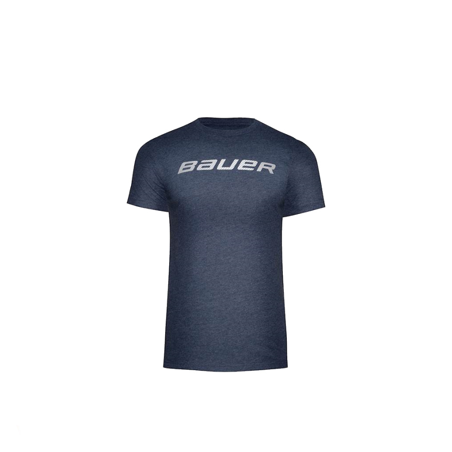 BAUER CORE SS CREW GRAPHIC NAVY PÁNSKE TRIČKO